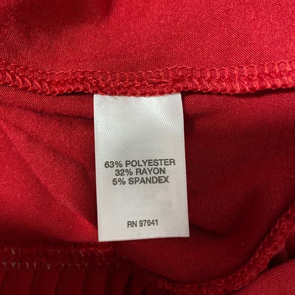 J Jill red tunic perfect for Valentine's Day - L - Picture 4 of 5